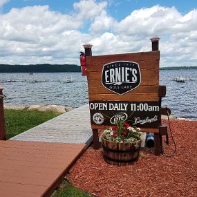 2017-06-15 12.32.08 We stopped for lunch in Brainerd at Ernie's on Gull Lake