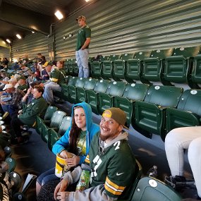 2018-09-09 19.59.58 Melissa's first Packer game