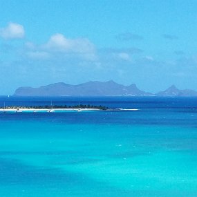 2019-02-24 12.06.20 Sandy Island (foreground) and Union Island (background)