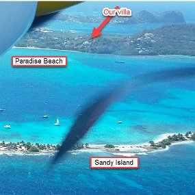 Our Villa - from plane