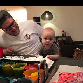 April 13 - 2 Coloring Easter eggs