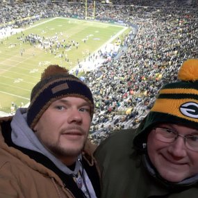 Resized_20200112_170428 Justin and Dad - game time temperature was a balmy 23 degrees.