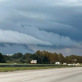 IMG_0511 Drive home from Tampa - the leading edge of hurricane Ian