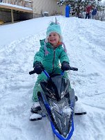 January 29 - 2 Sledding at home