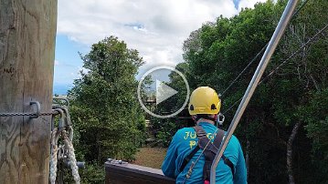 Zip line 1 Video - Zip line