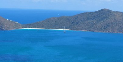 20230224_112456 Ridge Road/Route 1 - view of Jost Van Dyke and White Bay.