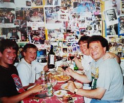 2018-12-30 15.13.54 - Copy One of my favorite pictures and memories - dinner at La Mela in Little Italy, NY - 1999 www.lamelarestaurant.com/
